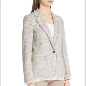 Lafayette 148 New York Gray Blazer